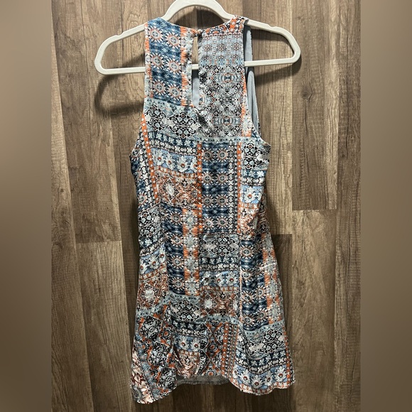 Lulus NWT Dresses Design Major Grey Print Swing Dress Sz Medium - Picture 6 of 6